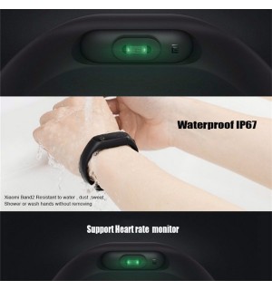 Original Bracelet Mi Band 2 2nd Generation Smart Wristband with OLED Display Screen Pedometer